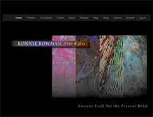 Tablet Screenshot of bonnielbowman.com